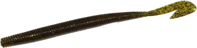 Zoom U-V Speed Worm 15 Pack 6in Green Pumpkin Candy