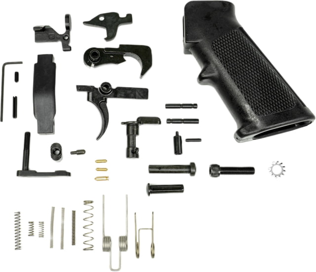 ZRODelta ELG Complete Lower Parts Kit w/ Enhanced Polymer Trigger Guard Black Small