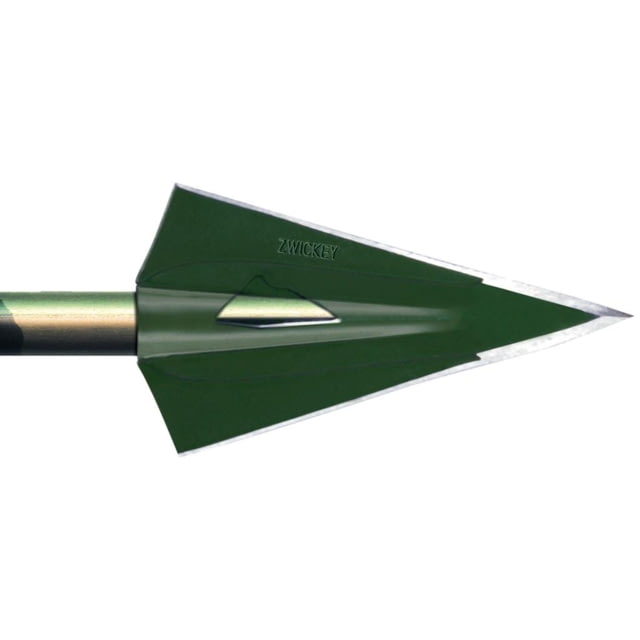 Zwickey Delta Broadhead Glue On 4 Blade 135 grain Green Pack of 3 - Zwickey