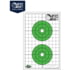 OpticsPlanet Exclusive EZ2C Targets Red Dot Optics Style 3, Green and Black Ink on High Quality White Paper, 25 Pack, EZ2CRD03
