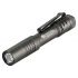 Streamlight MicroStream USB Rechargeable Bright Small LED Flashlight, 250/50 Lumens w/ 5in USB Cord and Lanyard, Black, Clam, 66601