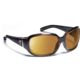 7 Eye Air Dam Sunglasses Mistral, Sharp View Gray Polarized PC Lens, Crystal Chocolate Frame, S-M, Women 583453