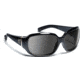 7 Eye 7eye Air Dam Sunglasses Mistral, Sharp View Gray Polarized PC Lens, Glossy Black Frame, S-M , Women 580553