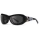 7Eye by Panoptix Womens AirShield Sedona Sunglasses, RX Ready, Black Pearl Frame, SharpView Gray Lens, M-L 325041