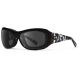 7Eye by Panoptix Women's AirShield Sedona Sunglasses, RX Ready, Black Pearl Frame, SharpView Gray Lens, M-L, 325041