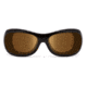 7Eye by Panoptix Womens AirShield Sedona Sunglasses, RX Ready, Black Pearl Frame, SharpView Polarized Copper Lens, M-L 325054
