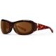 7Eye by Panoptix Women's AirShield Sedona Sunglasses, RX Ready, Light Tortoise Frame, SharpView Copper Lens, M-L, 326042