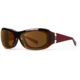 7Eye by Panoptix Women's AirShield Sedona Sunglasses, RX Ready, Ruby Fade Frame, SharpView Polarized Copper Lens, M-L, 326454