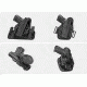 Alien Gear Holsters Shapeshift Core Carry Pack Holster, Taurus PT111 Millennium G2, 1.5in Belt Slide, Right, Black, SSHK-0435-RH-C-15-XXX