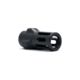 Angstadt Arms 3-Lug Adapter, 9mm A1 Style Flash Hider 1/2x28, Black, AA093LHB28