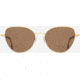 AO Whitney Sunglasses - Womens, Gold Frame, Cosmetan Brown AOLite Nylon Lenses, 51-19-145, WHI358STHABNN