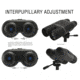 ATN Binox-4T 640-2.5-25x Thermal Binocular, Black / Grey, TIBNBX4643L