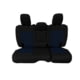 Bartact Jeep JLU Fold Down Armrest Seat Covers Rear Split Bench 2018 plus Wrangler 4 Door Tactical Series, Black/Navy, JLSC2018RFBT