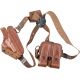 Bianchi X16 Agent Unlined Shoulder System Holder, Browning Hi-Power 9mm, Right Hand, Plain, Tan, 17374
