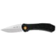 Buck Knives 591 Paradigm Shift Automatic Knife, 3in, S35VN Stainless Steel, Straight, G10, Satin, Black, 0591BKSB/12864