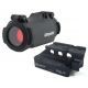 Aimpoint Micro H-2 Red Dot Reflex Sight, 2 MOA Dot Reticle, w/ SIDELOK Mount, Black, Semi Matte, Anodized, 200186-KIT1