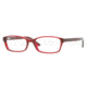 Burberry BE 2073 Eyeglasses Styles Red Frame w/Non-Rx 51 mm Diameter Lenses, 3165-5116