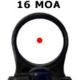 C-MORE SlideRide Red Dot Sight w/Click Switch, Black, 16 MOA CSRB-16
