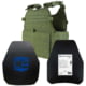 Caliber Armor AR550 11 x 14 Level III+ Body Armor and Condor MOPC Package, OD Green, Medium/2XL, 19-AR550-MOPC-1114-OD