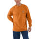 Carhartt M Workwear Pocket Long Sleeve T Shirt - Mens, Amberwood Heather, Large, K126-O03REGLRGA
