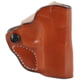 DeSantis Mini Scabbard Leather Belt Holsters - Smith &amp; Wesson, S&amp;W J Frame 2in-2 1/4in, Taurus 85 2in, Left Hand, Plain, Tan, 019TB02Z0