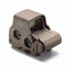 EOTech HWS EXPS 3 Circle Red Dot Sight, 2 Dot Reticle, w/ Standard, Tan, EXPS3-2TAN