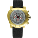 Equipe Grille Watches - Men's - 54mm Case, Quartz Movement, Black/Gold, One Size, EQUE208