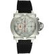 Equipe Q601 Rollbar Watches - Men's - Timer and Date Subdials, Quartz, Silver/White, One Size, EQUQ602