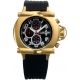 Equipe Q601 Rollbar Watches - Men's - Timer and Date Subdials, Quartz, Gold/Black, One Size, EQUQ603