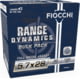 Fiocchi Range Dynamics 5.7x28mm 40 Grain FMJ Brass Pistol Ammo 150 Rounds