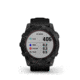 Garmin Fenix 7X Sapphire Solar Watch, Black DLC Titanium Case, Black Band, 010-02541-22
