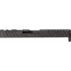 Grey Ghost Precision Version 4 Pistol Slide w/ RMR-DP Pro Cut, Glock 17 Gen 5, 17-4 Stainless Steel, Nitride Coated, Black, GGP-17-5-OC-V4