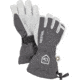 Hestra Army Leather Heli Ski Jr. 5 Finger Glove - Unisex, Grey, 3, 30560-350-03