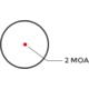Holosun AEMS Core Red Dot Sight 1x, 2 MOA Red Dot Reticle, MAO, Black, AEMS-CORE-110101
