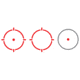 Holosun Circle Micro Red Dot Sight,2 MOA Dot only switch,Black HS515BU