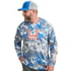 HUK Performance Fishing KC Print Icon Performance Crew - Men's Night Owl2 Large