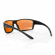 Magpul Industries Summit Sunglasses w/Polycarbonate Lens, Matte Black Frame, Rose Lens w/ Blue Lens Mirror,  250-028-021