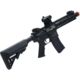 Matrix Sportsline M4 RIS Airsoft AEG Rifle w/G2 Micro-Switch Gearbox, M4 RIS 8in Stubby, Black, Large, ST-AEG-274-B-BK