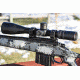 NightForce 5.5-22x50 NXS Tactical Rifle Scope, 30mm Tube, SFP, .250 MOA, ZeroStop, MOAR Reticle, Black, Full-Size, C433