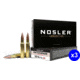 Nosler .308 Winchester 175 Grain Custom Competition Brass Cased Centerfire Rifle Ammo, 60 Rounds