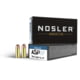 Nosler ASP 9mm 115 Grain Jacketed Hollow Point ASP Brass Cased Pistol Ammo, 50 Rounds, 51017