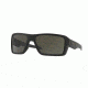 Oakley DOUBLE EDGE OO9380 Sunglasses 938001-66 - Matte Black Frame, Dark Grey Lenses
