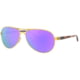 Oakley OO4079 Feedback Sunglasses - Women's, Satin Gold, 59, OO4079-407939-59