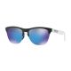 Oakley OO9374 Frogskins Lite Sunglasses - Men's, Matte Black Frame, Prizm Sapphire Lenses, 937402-63
