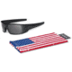 Oakley SI Fuel Cell Sunglasses, Matte Black/Tonal Flag Frame, Grey Lens OO9096-29