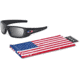 Oakley SI Fuel Cell Sunglasses, Matte Black/US Flag Frame, Grey Lens OO9096-38