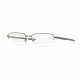 Oakley GAUGE 5.1 OX5125 Eyeglass Frames 512502-52 - Pewter Frame, Clear Lenses