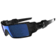 Oakley Oil Rig Sunglasses, Ice Iridium Polarized Lens, Polished Black Frame 26-248