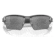 Oakley OO9188 Flak 2.0 XL Sunglasses - Mens, Steel Frame, Prizm Black Polarized Lens, 59, OO9188-9188F8-59
