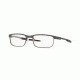 Oakley Steel Plate OX3222 Eyeglass Frames 322202-52 - Powder Pewter Frame